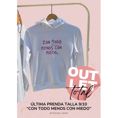 SUDADERA MIEDO