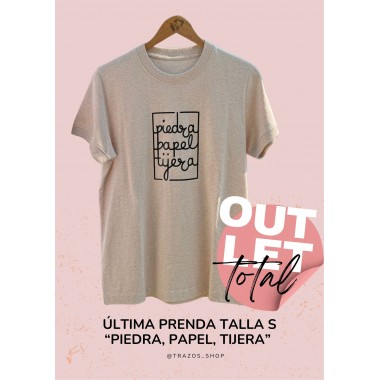 CAMISETA PIEDRA,PAPEL,TIJERA